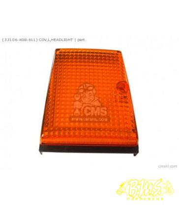 REFLECTOR oranje  met houder Links Honda LEAD 125CC (LT)